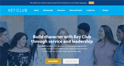 Desktop Screenshot of keyclub.org