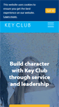 Mobile Screenshot of keyclub.org