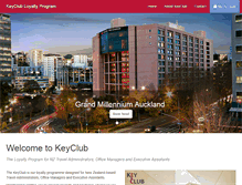 Tablet Screenshot of keyclub.co.nz